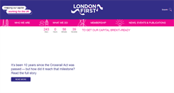 Desktop Screenshot of londonfirst.co.uk